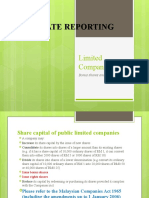 CORPORATE REPORTING - Limited Companies - Bonus and Rights Issues - Dayana Mastura