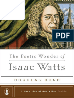 The Poetic Wonder of Isaac Watts - Bond