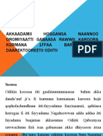  By ABDELA HUSSEN DJILLON AHNO GABAASA KURMAANAA 1FFAA BARA 2013