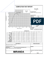 Miranda: Compaction Test Report