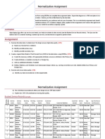 Normalization Assignment