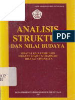 Analisis Struktur & Nilai Budaya Hikayat Raja Fakir Hadi, Hikayat Ahmad Muhammad, Hikaya Cindabaya (1997)