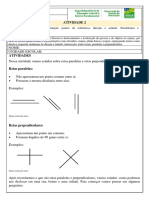 4º MAT Atividade 2 - LOCALIZAÇÃO E MOVIMENTAÇÃO - PONTOS DE REFERÊNCIA - PARALELISMO E PERPENDICULARISMO