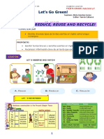 Let's Go Green! Learn English Recycling Activity