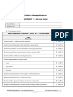 BSBFIM601 - Manage Finances ASSESSMENT 1 - Marking Guide