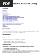 Device Administration of Cisco WLC Using Tacacs+: Requirements