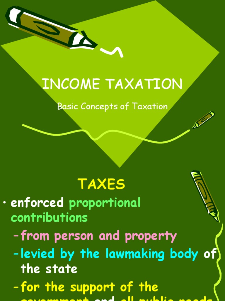 Understanding Income Taxation Basics | PDF | Taxes | Taxation In The ...