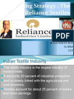 Reliance Textiles Marketing Strategy