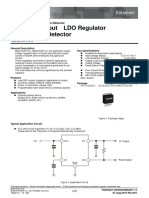 500 Ma Output LDO Regulator With Voltage Detector: Datasheet