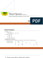 Riset Operasi (Pertemuan 5)