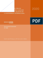 Intervención Pública en El Mercado Del Alquiler de Vivienda 2020 - Mxqda