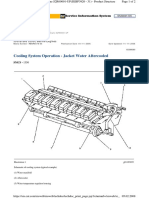 Cooling System Operation - Jacket Water Aftercooled