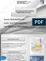 Plano de Instalaciones Electricas Domiciliarias (Ductos)