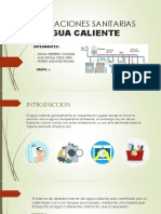 Plano de Instalaciones Domiciliarias de Agua Caliente