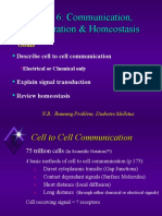 Ch. 6: Communication, Integration & Homeostasis