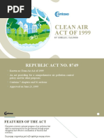 RA 8749 The Philippines Clean Air Act of 1999 | PDF | Particulates ...