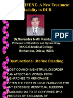 ORMELOXIFENE-A New Treatment Modality in DUB: DR - Surendra Nath Panda, M.S