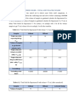 Experiment C: Suspended Solids - Total and Volatile Solids: (Citation Imp19 /L 1033)