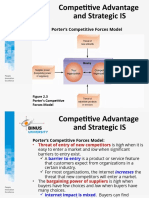 Competitive Advantage and Strategic IS: Porter's Competitive Forces Model