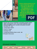 Upaya Pengendalian Dan Pencegahan Covid-19 Dengan Pemberdayaan Kader