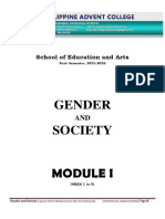 Gender and Society Module 1 Lesson