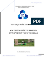 Cac Phuong Phap Xac Dinh Ham Luong Vitamin Trong Thuc Pham PDF Free