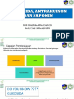 Farmakognosi Pert 5. Glikosida, Antrakinn Dan Saponin