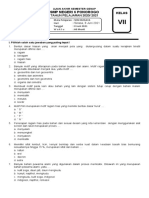 Soal Uas Senibud 7 Sem Genap 2021