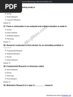 Research Methodology (RM) Solved Mcqs Set 2