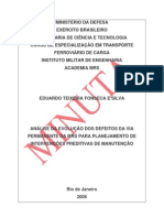 Análise Da Evolução Dos Defeitos Da Via Permanente Da MRS para Planejamento de Intervenções Preditivas de Manutenção