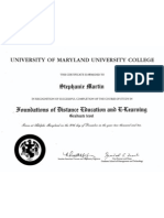 Foundation of Distance Education Diploma