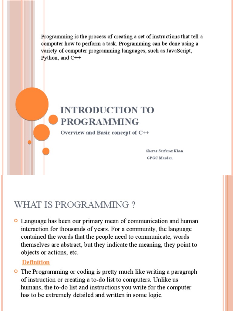10 Presentation1 Slide | PDF | C++ | Computer Programming
