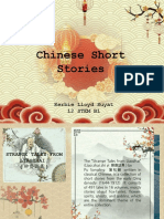 Chinese Short Stories: Kerbie Lloyd Suyat 12 Stem B1