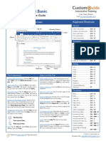 Word 2016 Basic Quick Reference