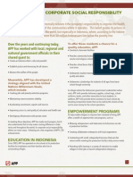 APP Corporate Responsibility Fact Sheet