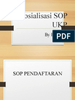 Sosialisasi SOP UKP