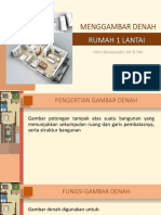 PERTEMUAN MG. KE. 4 (Menggambar Denah)