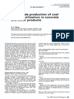 Worldwide Production of Coal Ash and Utilization in Concrete and Other Products