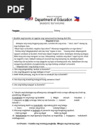 Ang Mga Isda Sa Palengke | PDF