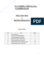 PHD Course Work Kadi Sarva Vishwa Vidyalaya