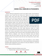 Thermal Dan Coking Coal, Handling & Utilisasinya