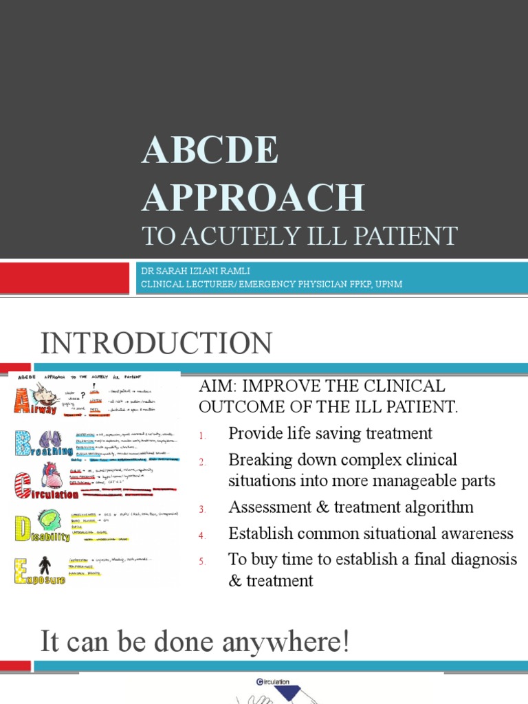 ABCDE Assessment for Acutely Ill Patients | PDF | Shock (Circulatory ...