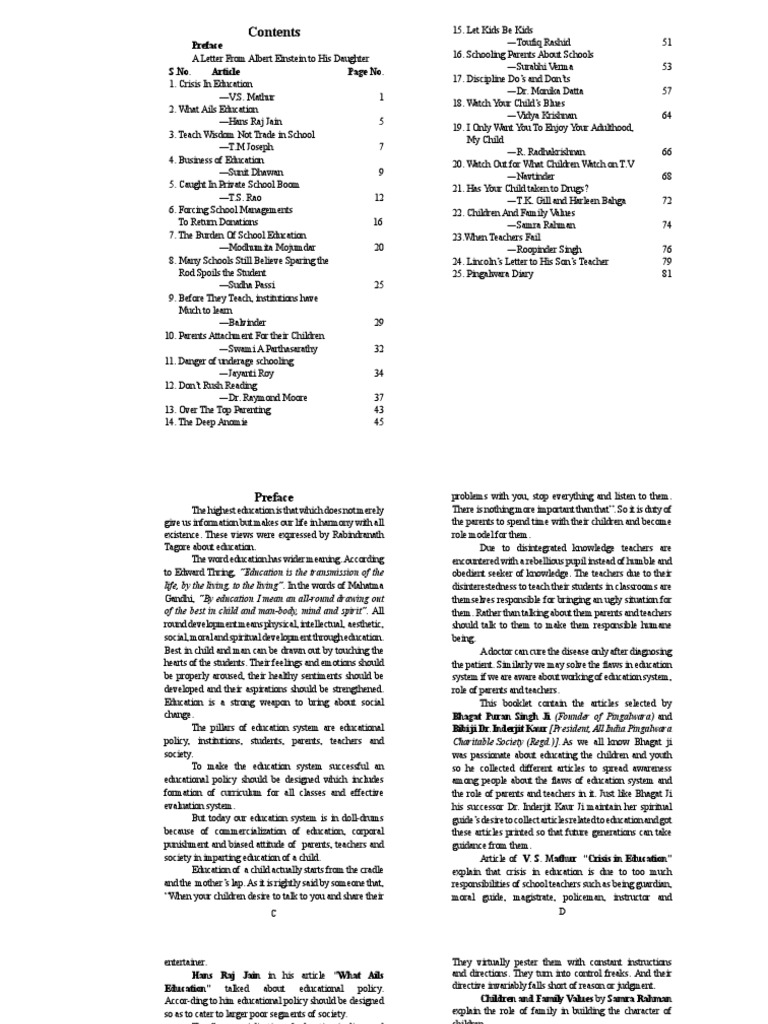 Flaws in Education System PDF Teachers Love