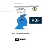 English: The Language of Persuasion
