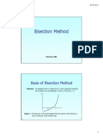 Basis of Bisection Method
