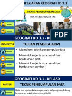 Teknik Pengumpulan Data Penelitian Geo (Biru Damar)