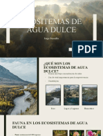 ECOSITEMAS DE AGUA DULCE