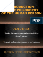 To The Philosophy of The Human Person