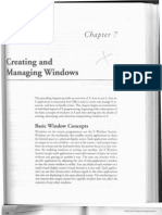 Creating and Managing Windows: Chapte