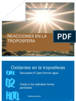 Química Ambiental Reacciones en La Troposfera